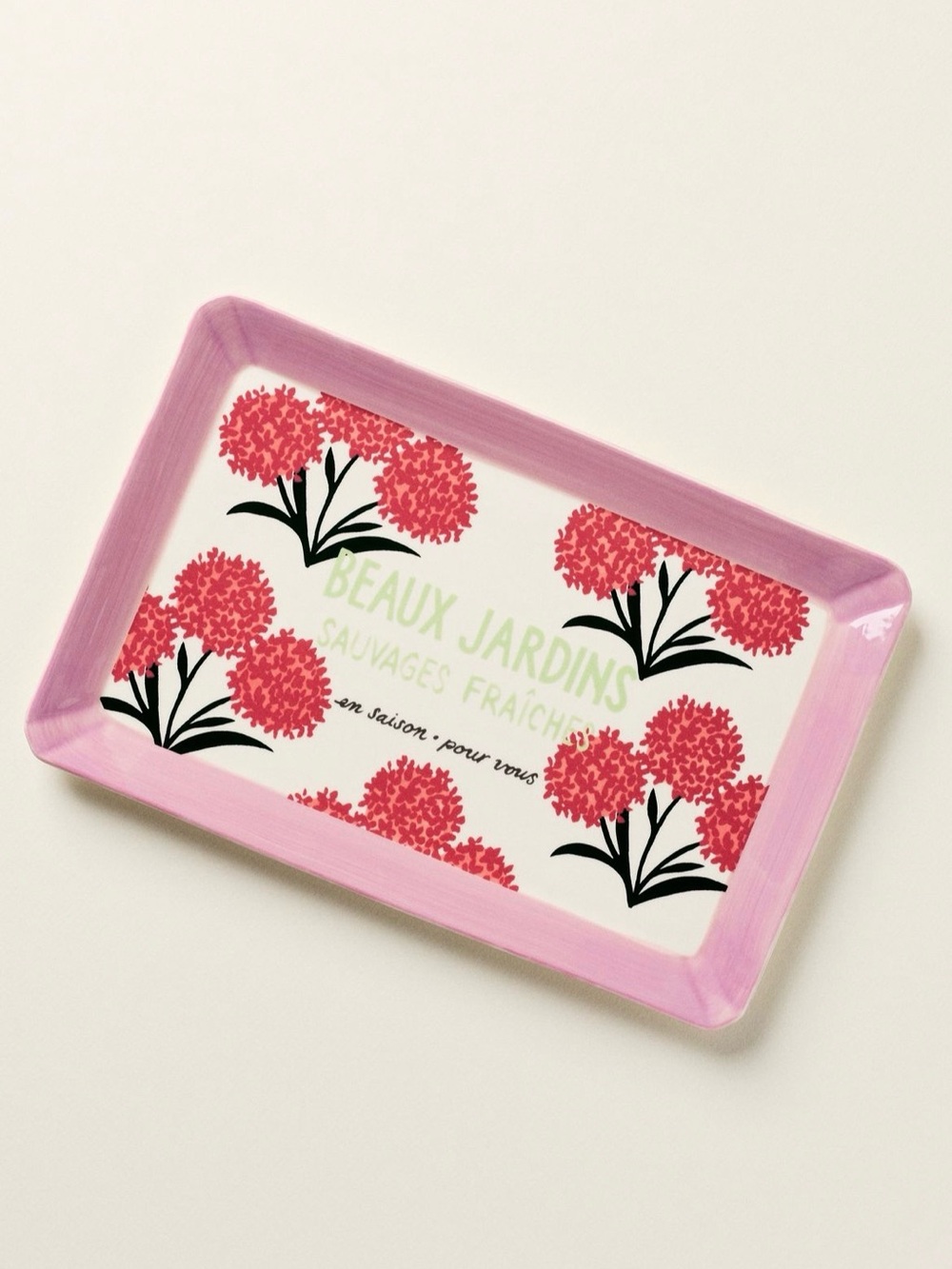 ❤️ ANTHROPOLOGIE PINK JULIETTE VANITY TRAY NEW